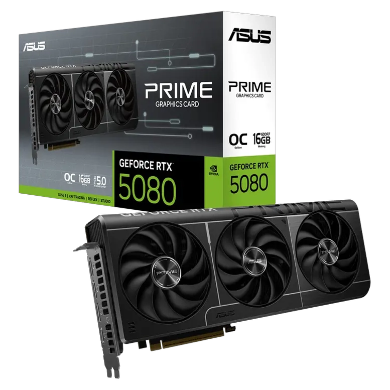 Видеокарта ASUS Prime GeForce RTX 5080 OC, Black