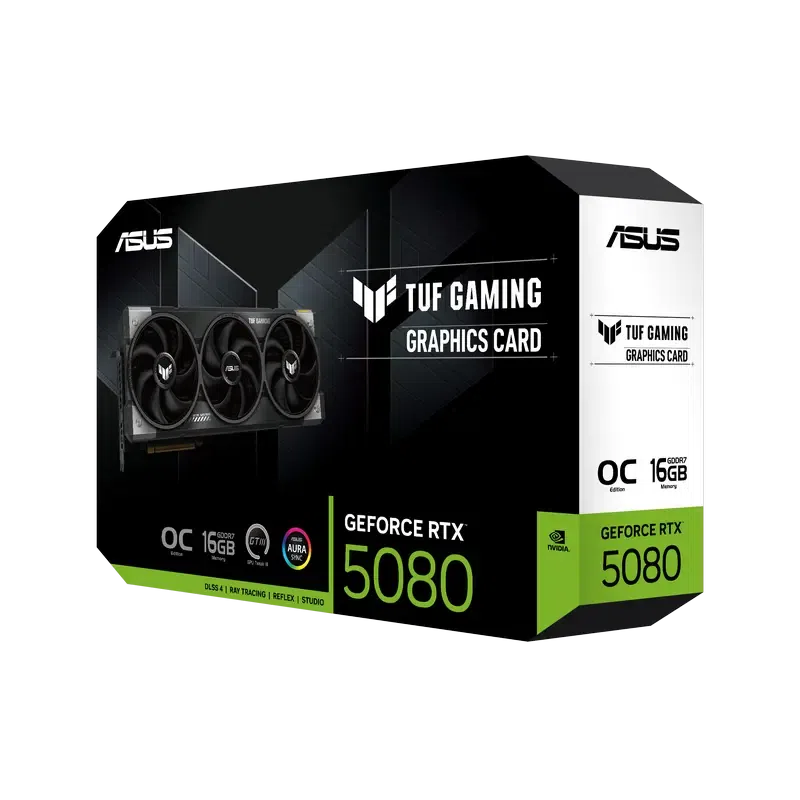 Видеокарта ASUS TUF Gaming GeForce RTX 5080 OC, Black 13