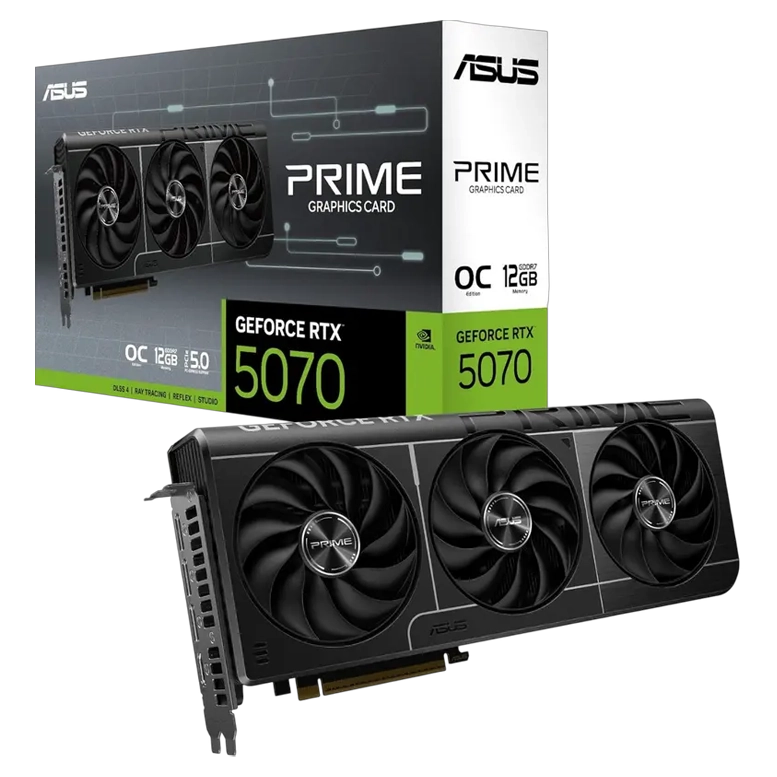Видеокарта ASUS Prime GeForce RTX 5070 OC, Black