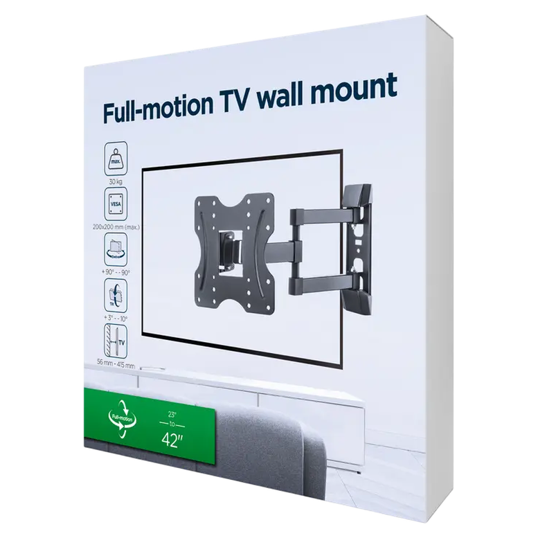 Suport pentru televizor Gembird WM-42ST-02, Negru 21