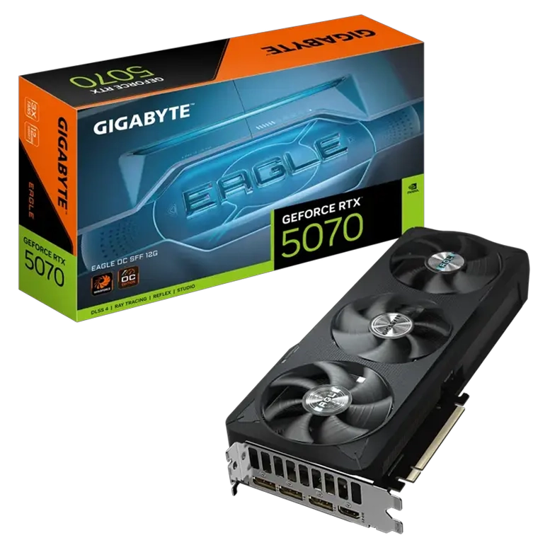 Видеокарта Gigabyte GeForce RTX 5070 EAGLE OC SFF, Black