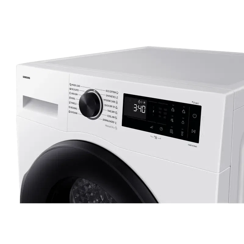 Сушильная машина Samsung DV90DG52A0AELE, 9кг, Белый 6