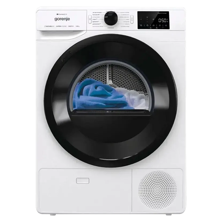 Uscător de rufe Gorenje DPNE92GNLWIFI, 9kg, Alb