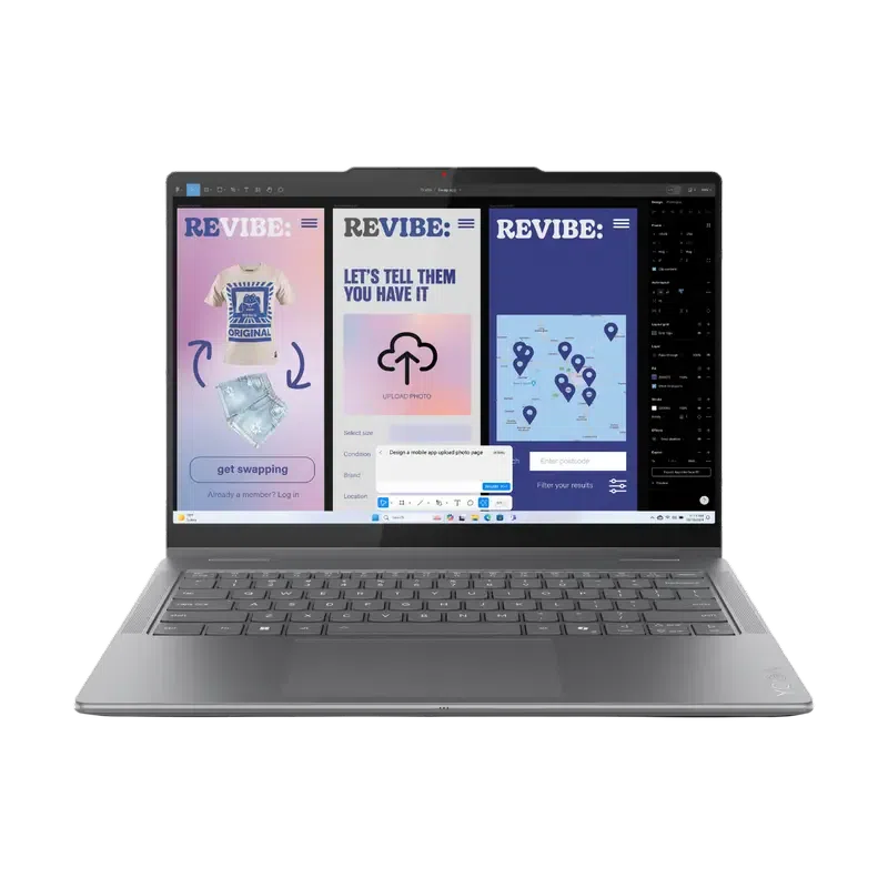 Laptop Lenovo Yoga 7 2-in-1 14ILL10, Luna Grey, 14" 2