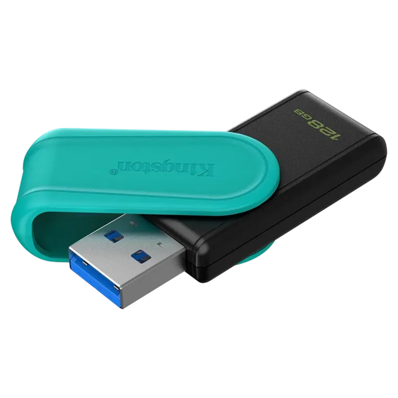 USB Flash Drive Kingston DataTraveler Exodia S, 128GB, Negru/Verde