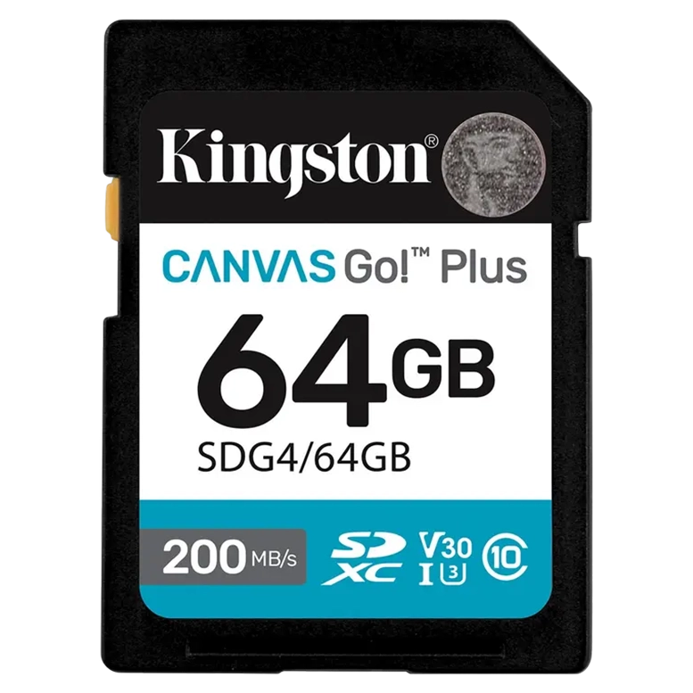 Card de Memorie Kingston Canvas Go! Plus, 64GB