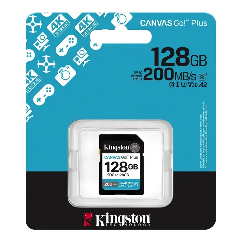 Card de Memorie Kingston Canvas Go! Plus, 128GB 3