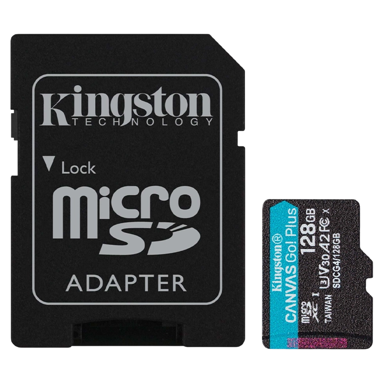 Card de memorie Kingston Canvas Go Plus Gen 4, 128 GB, Black
