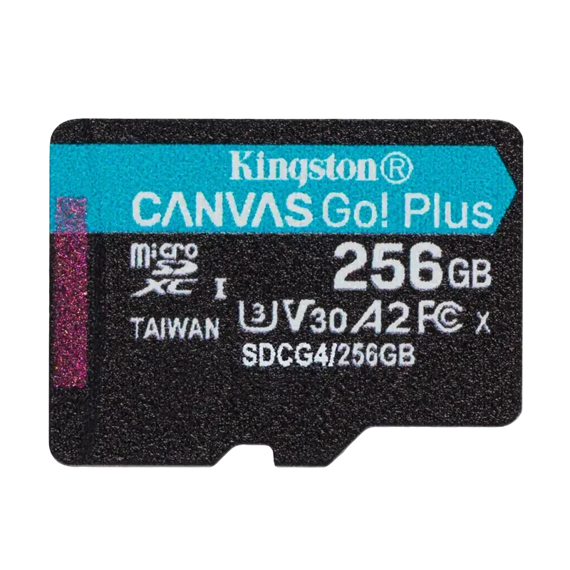 Карта памяти Kingston Canvas Go! Plus, 256Гб 3