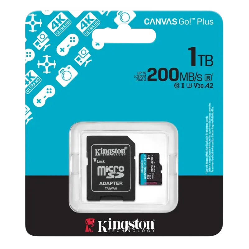Карта памяти Kingston Canvas Go! Plus, 1024Гб 5