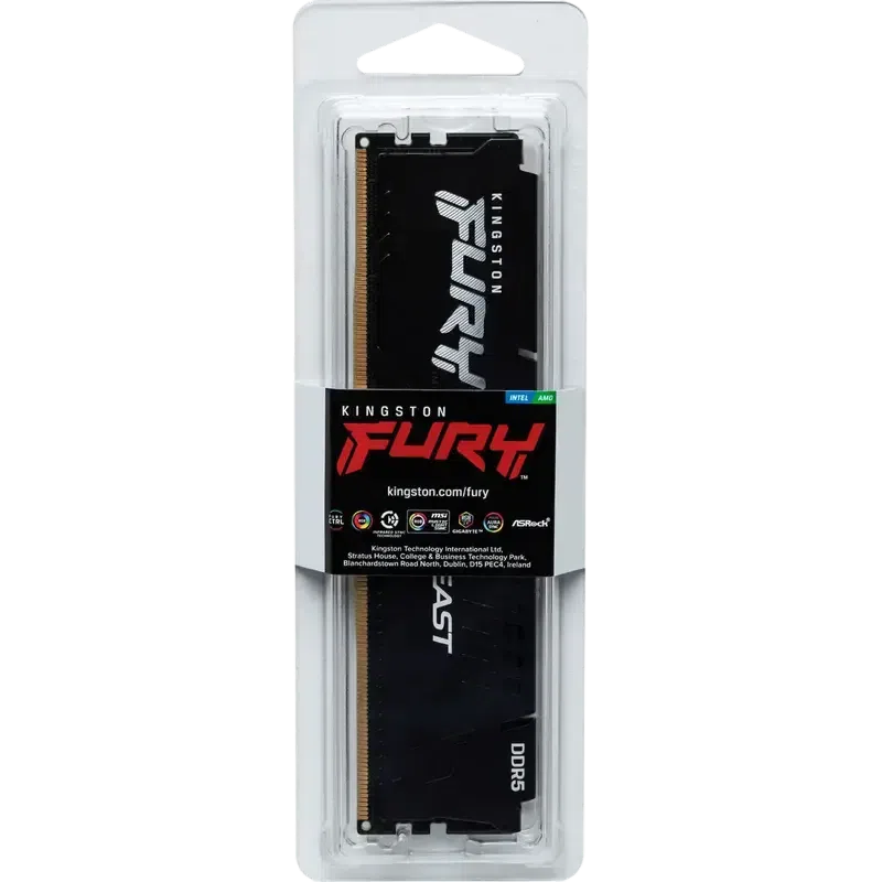 Оперативная память Kingston FURY Beast, DDR5 SDRAM, 5600 МГц, 64ГБ 5