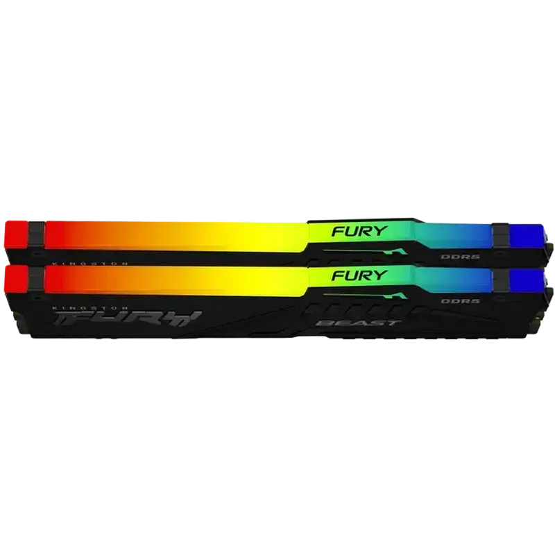 Memorie RAM Kingston FURY Beast RGB FURY Beast RGB 128GB, Negru 2