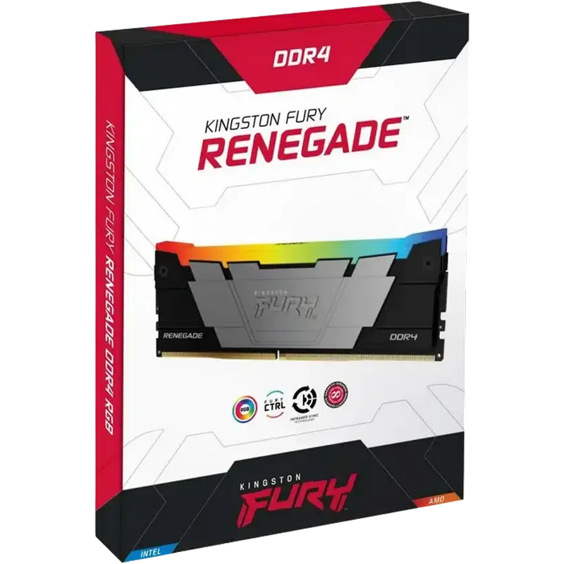 Оперативная память Kingston FURY Renegade RGB, 8 ГБ, Black 4