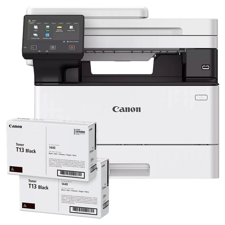 Dispozitiv multifuncțional Canon i-SENSYS X 1440i+2*T13 toner, White