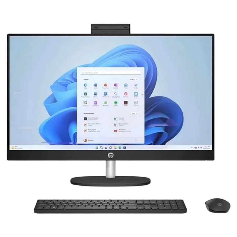 Computer All-in-One HP 27-cr0044ci, Core i5-1335U, 16/512GB, Black