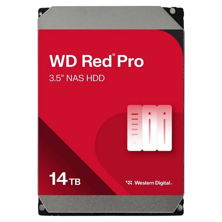 Unitate HDD Western Digital WD Red Pro WD142KFGX, 14 TB, Red