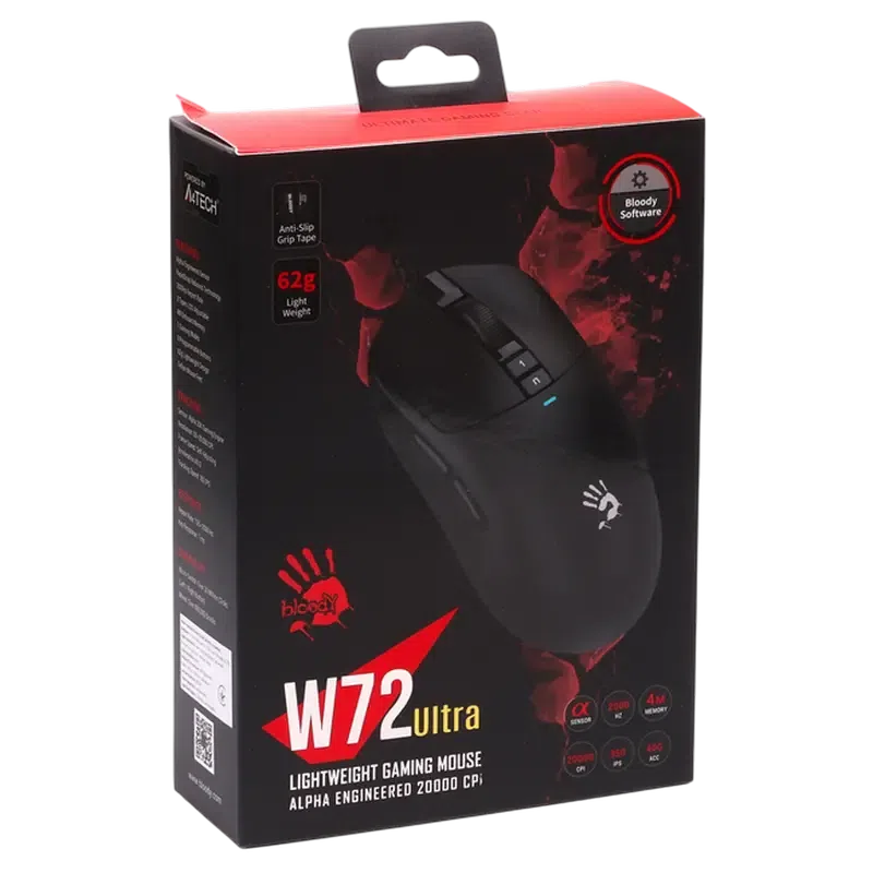 Игровая мышь Bloody W72 Ultra, Чёрный 11