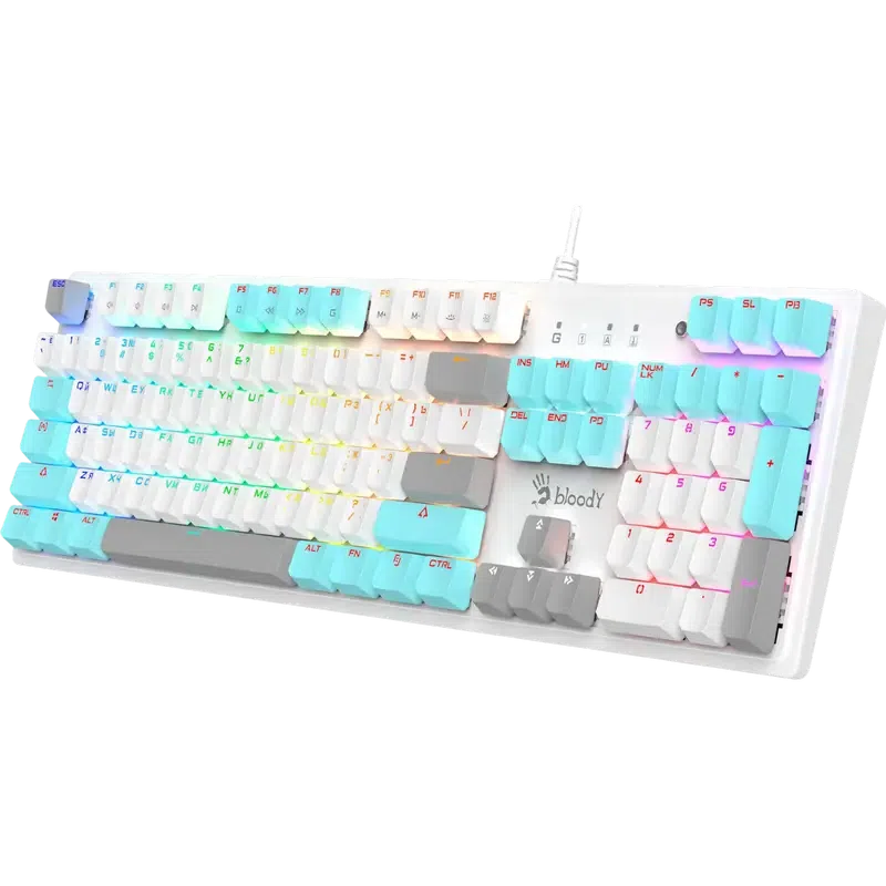 Tastatură Bloody S510R, Cu fir, Icy White 5