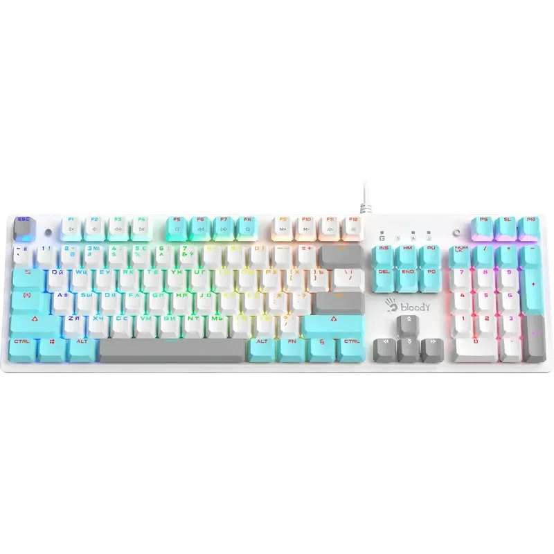 Tastatură Bloody S510R, Cu fir, Icy White 3