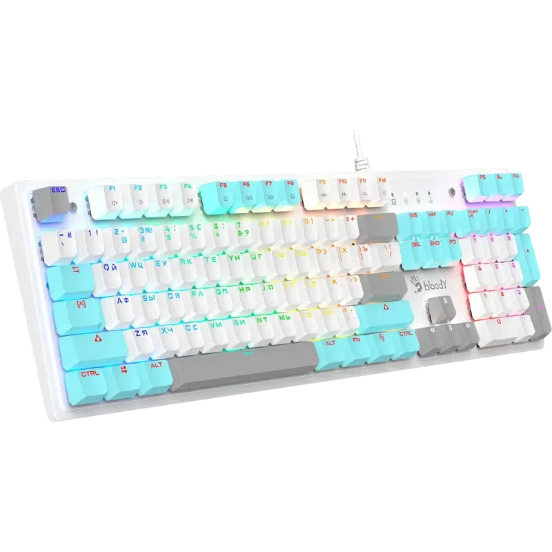 Tastatură Bloody S510R, Cu fir, Icy White 4