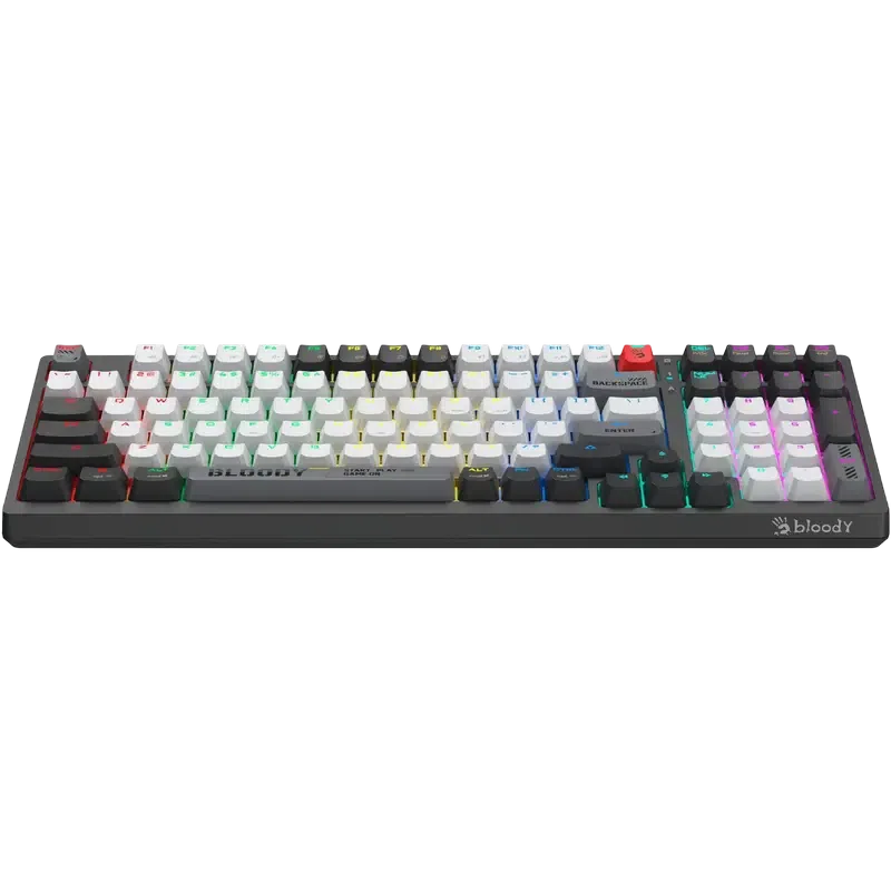 Tastatură Bloody WS98, Cu fir / Fără fir, Gri 3