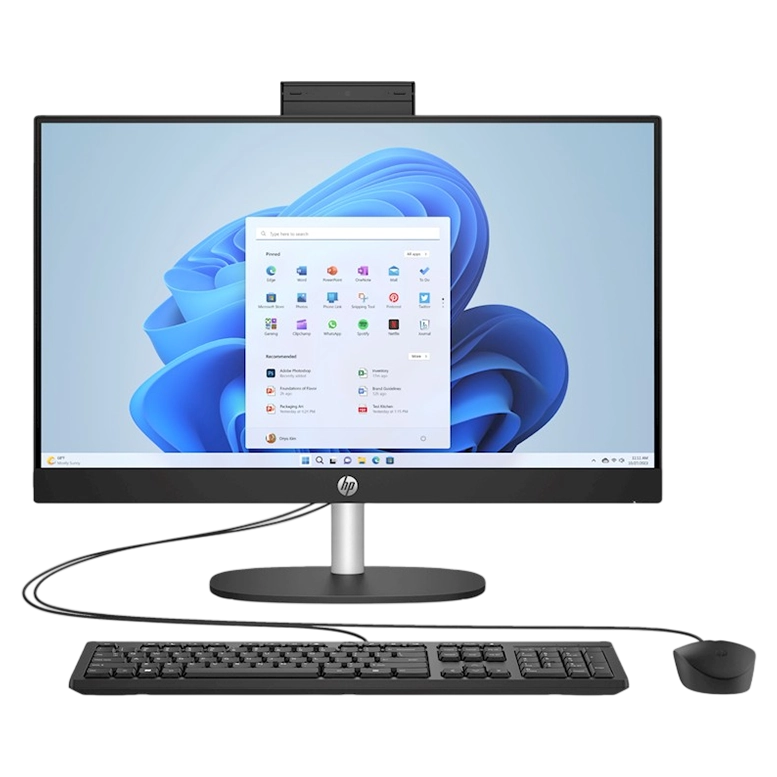 Computer All-in-One HP 27-cr1007ci, Core Ultra 5 125U, 16/512GB, Black