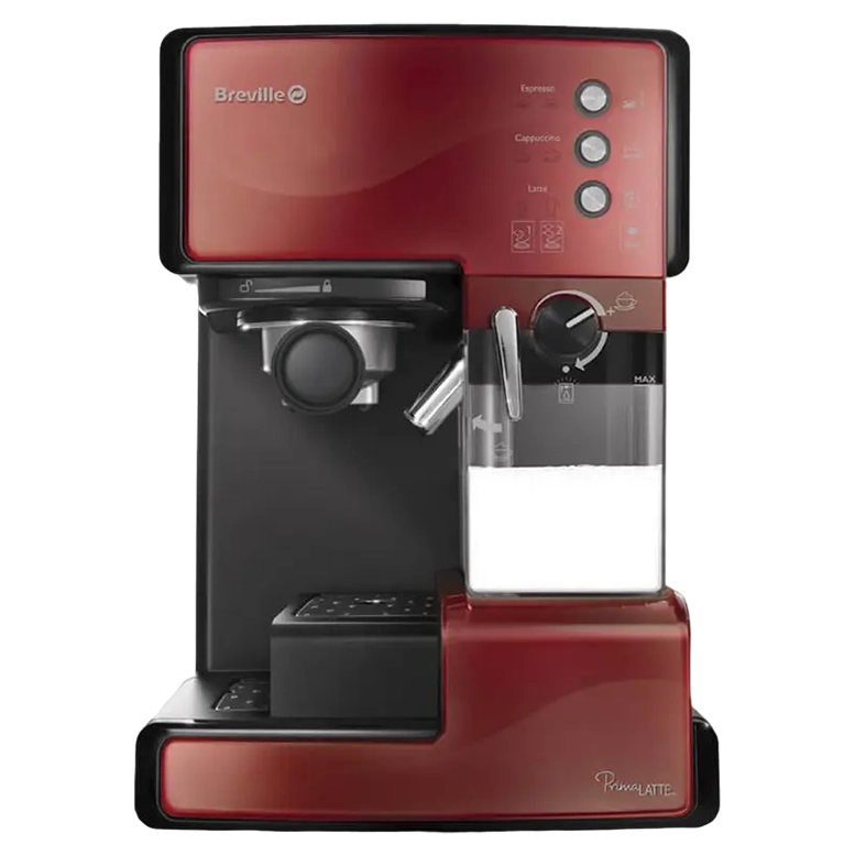 Кофеварка рожковая Breville Prima Latte VCF046X-DIM, Красный