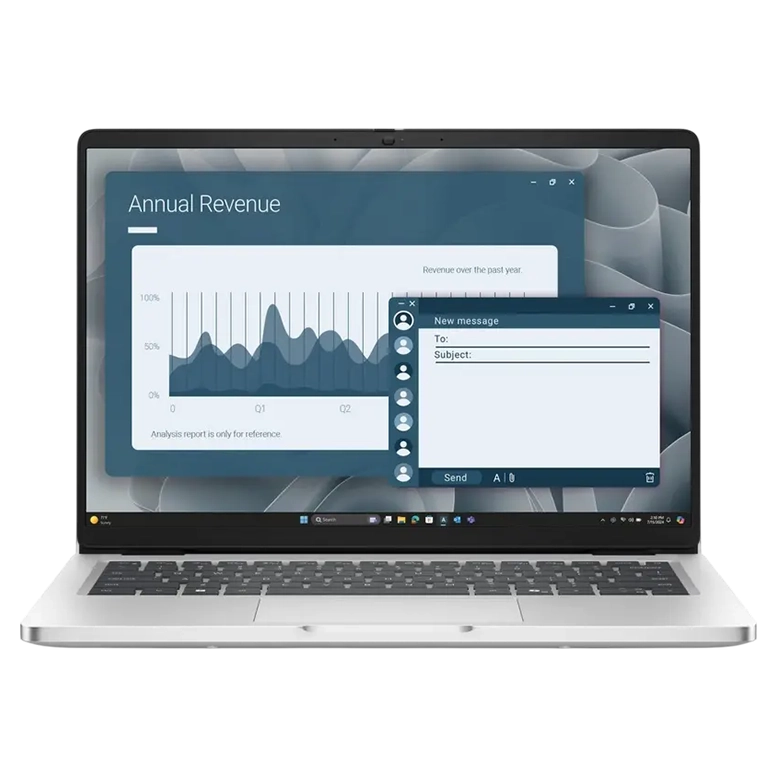 Laptop Business DELL Pro 14, Platinum Silver, 14" Win 11 Pro