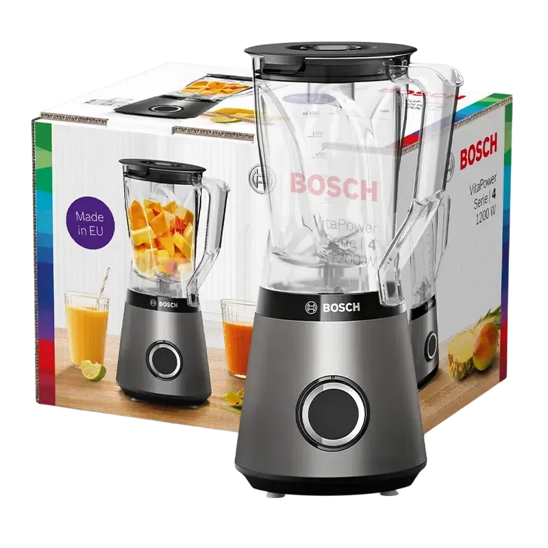 Стационарный блендер Bosch MMB6141S, Silver 3