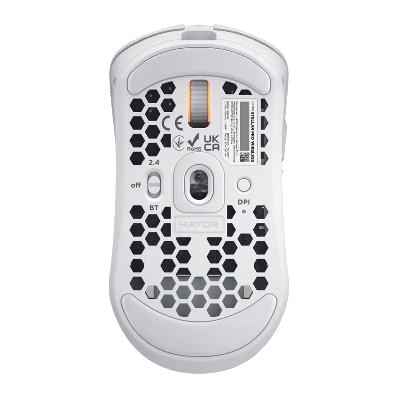 Gaming Mouse HATOR Stellar PRO, White 2