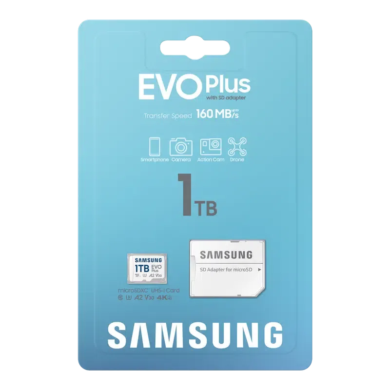 Карта памяти Samsung EVO Plus MicroSDXC, 1024Гб 7