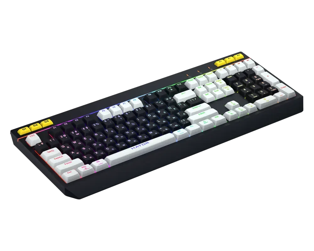 Tastatură HATOR Icefall, Cu fir, Negru 3
