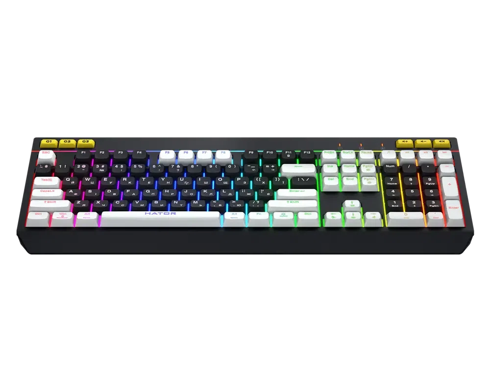 Tastatură HATOR Icefall, Cu fir, Negru 2