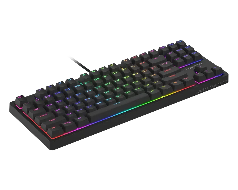 Tastatură HATOR Rockfall 2 Mecha TKL, Cu fir, Negru 3