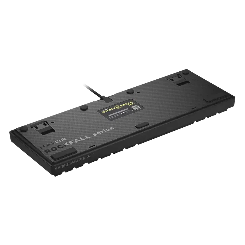 Tastatură HATOR Rockfall 2 Mecha TKL, Cu fir, Negru 5