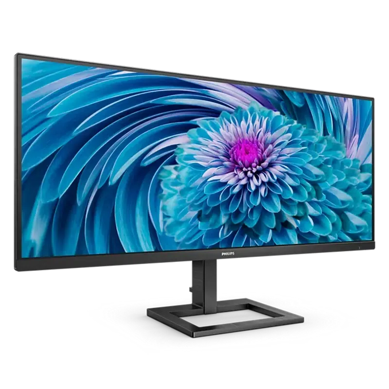 Монитор 34" Philips 346E2LAE, VA 3440x1440 WQHD, Чёрный 2