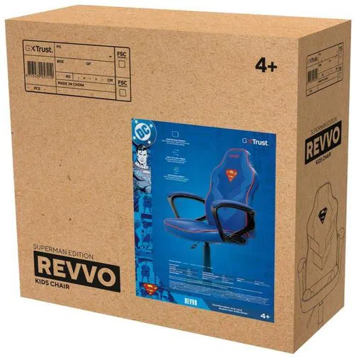 Игровое кресло Trust GXT 703SM Revvo Kids, Синий 5