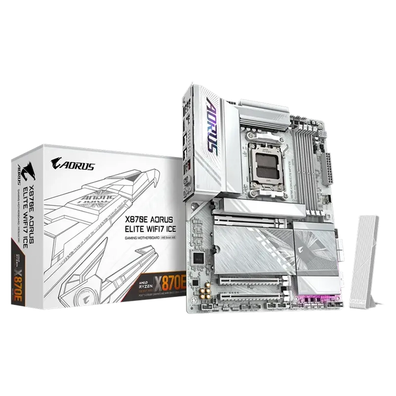 Placă de bază Gigabyte X870E A ELITE WF7 ICE AM5 ATX