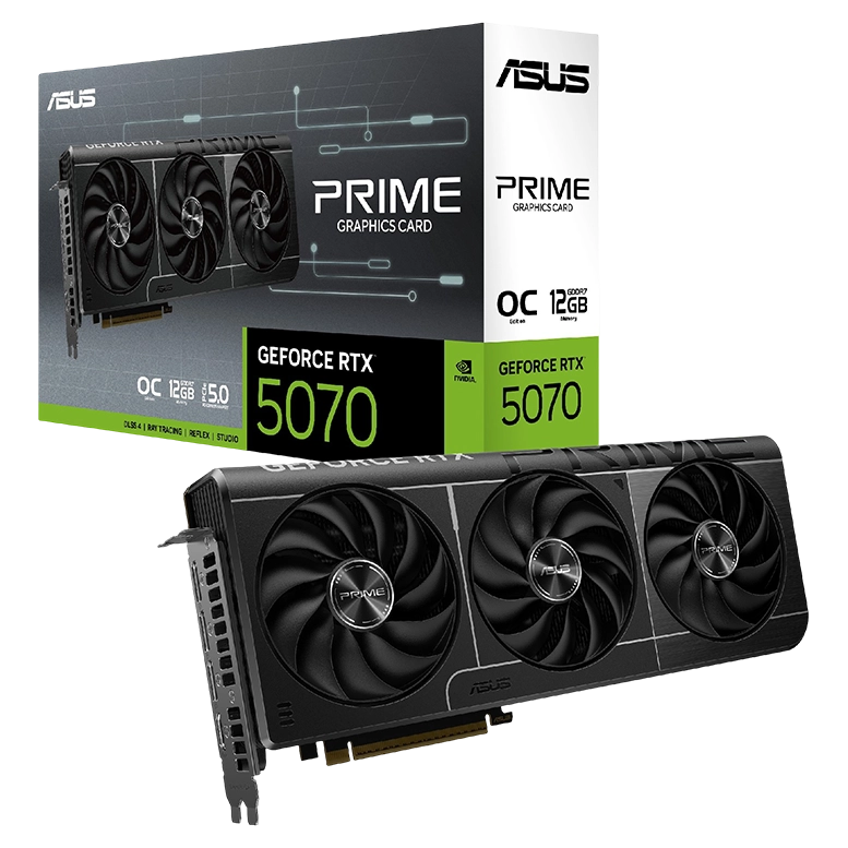 Видеокарта ASUS PRIME GeForce RTX 5070 OC Edition, Черный
