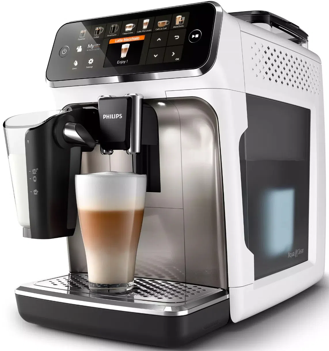 Aparat de cafea Philips EP5443/90, White 2