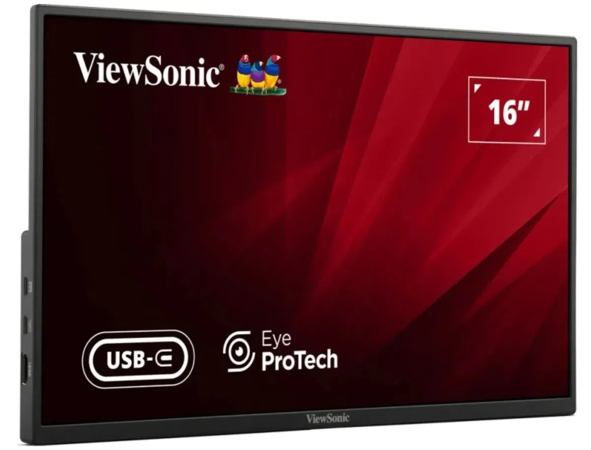 Monitor 16" ViewSonic VA1650, IPS 1920x1080 FHD, Negru 3
