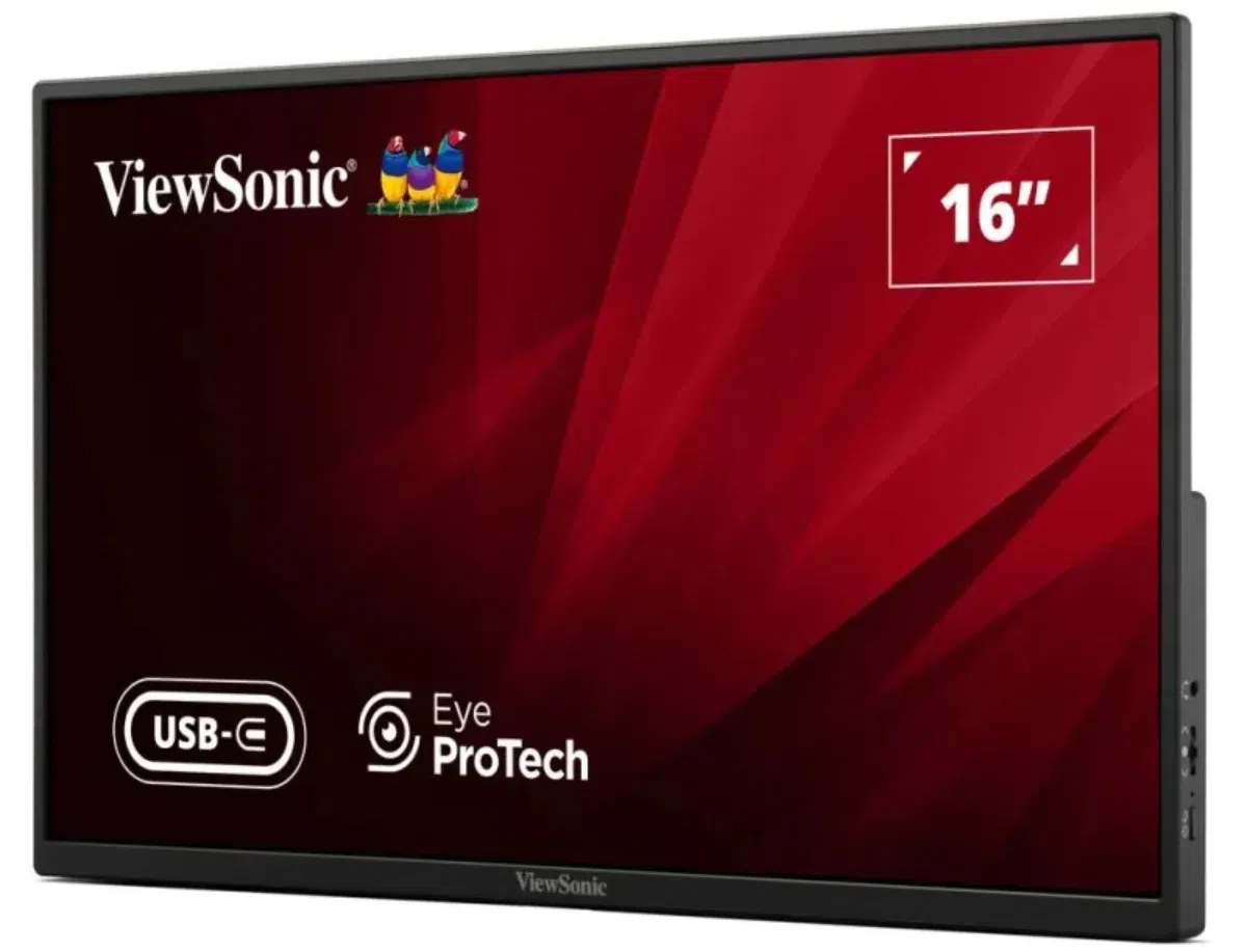 Monitor 16" ViewSonic VA1650, IPS 1920x1080 FHD, Negru 2