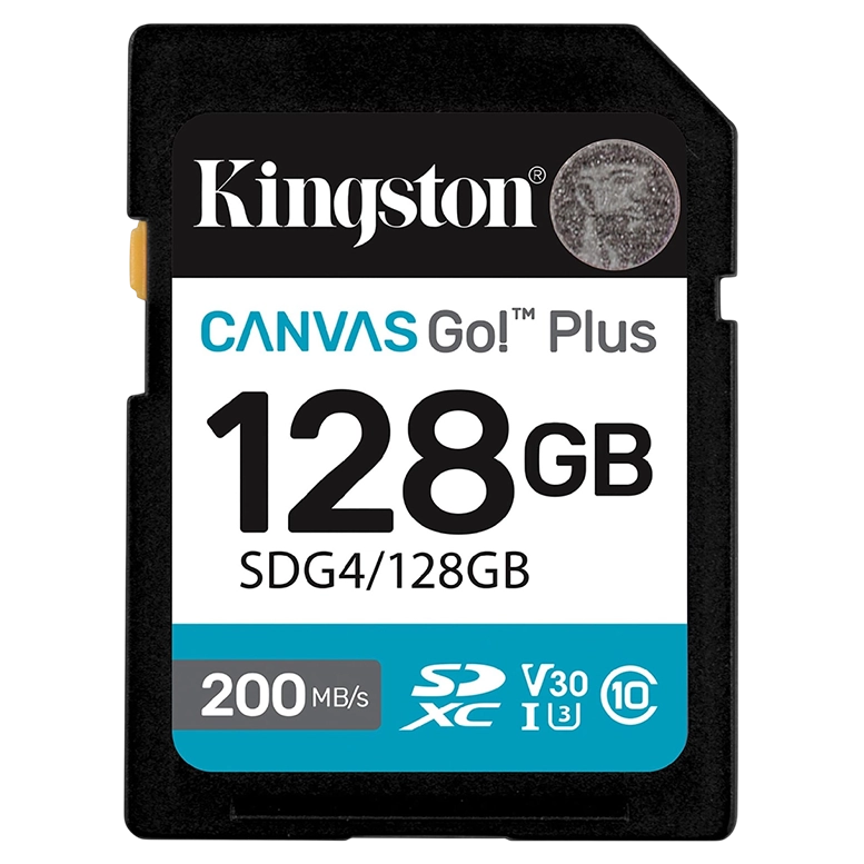 Card de memorie Kingston Canvas Go! Plus G4,128 GB, Black