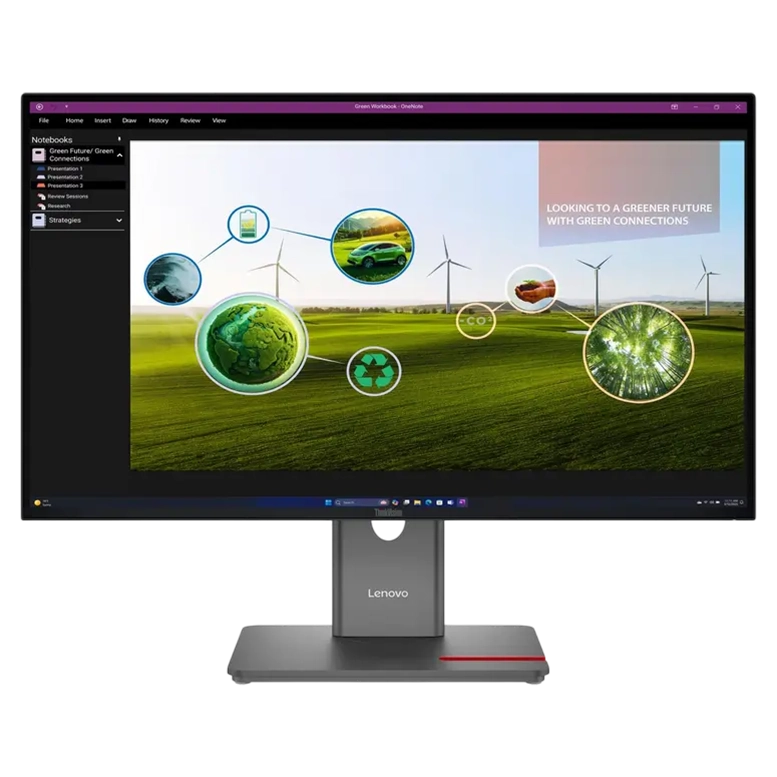 Монитор 27" Lenovo P27q-40, IPS 2560x1440 WQHD, Eclipse Black
