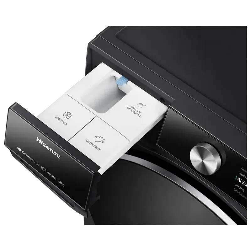Mașină de spălat Hisense WF7S1247BB, Black 8