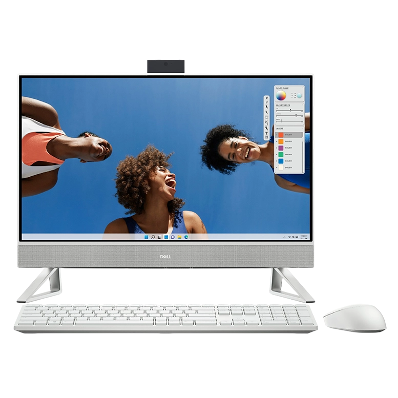 Computer All-in-One Dell Inspiron 5430, Core 5 120U, 16GB/1TB, Pearl White
