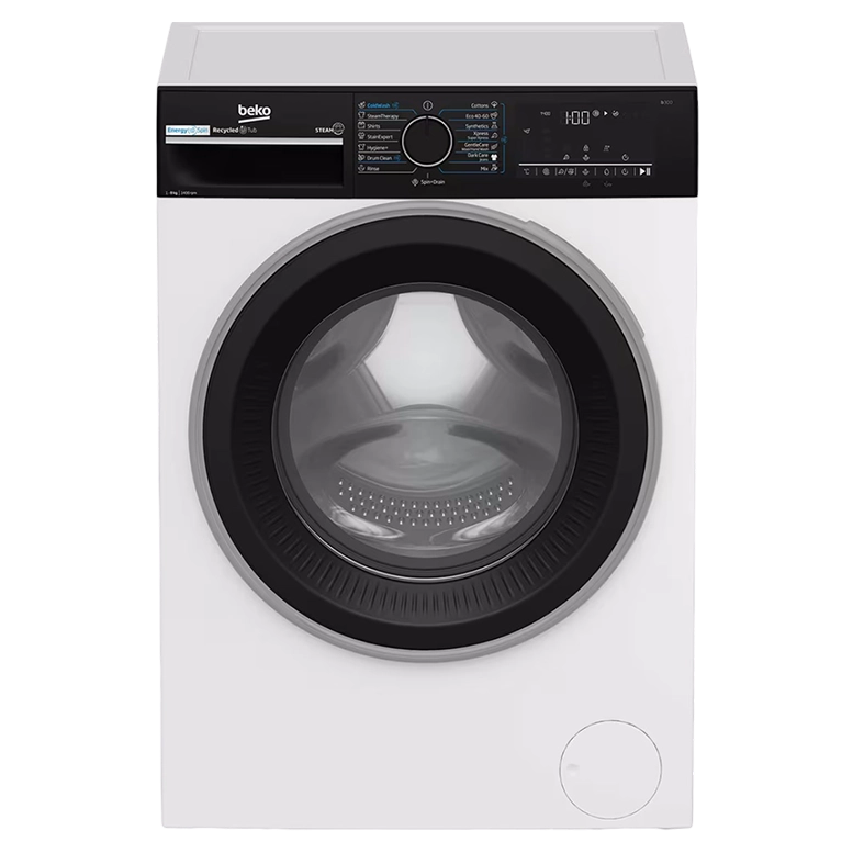 Maşina de spălat rufe Beko B3WFU48415WBPBES, 8 kg, Alb