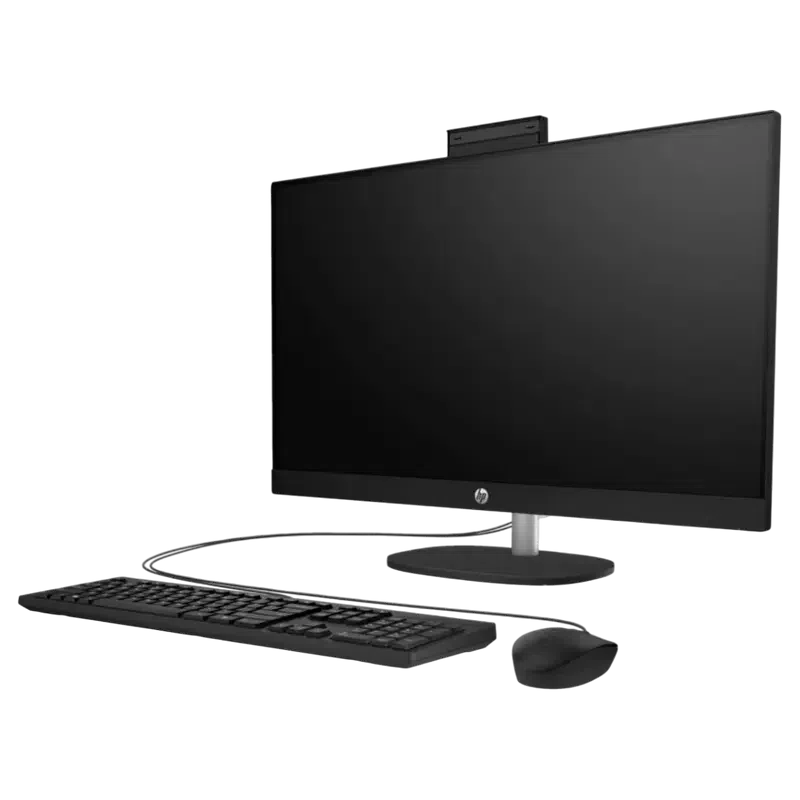 Computer All-in-One HP 24-cr0074ci, Ryzen 5, 16GB/512GB, 60 Hz, Negru 3