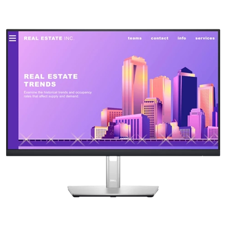 Monitor 23,8" Dell P2422H Ultratin Bezel Black(NO Stand), Full HD IPS 1920x1080, Negru