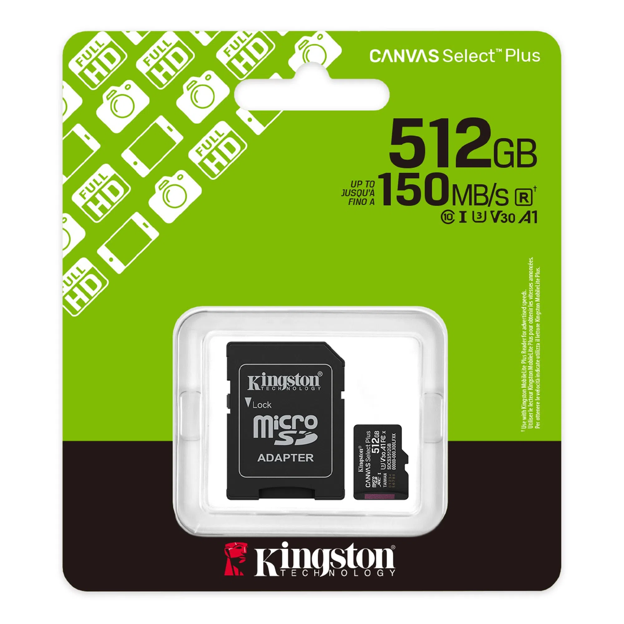 Card de memorie Kingston Canvas Select Plus, 512 GB, Black 3